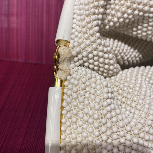 Beaded Floral Handbag Purse - Picture 13 of 15